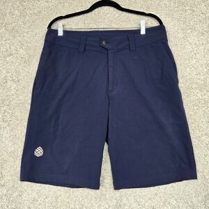 Stio Shorts mens 32 Blue performance 10" nylon stretch hiking outdoor